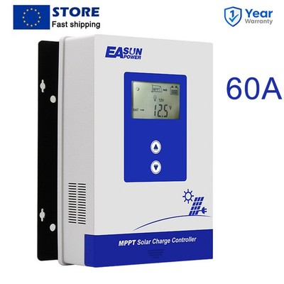 EASUN 60A MPPT Solar Laderegler für 12V 24V 36V 48V Solar Panel Controller