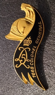 Militärabzeichen 5. Rgt des Drachen 1668 Generaloberst signiert Drago G2058 (C10)