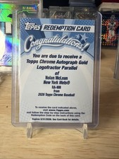 Nolan McLean Logofractor 2026 Gold Refractor /50 Auto