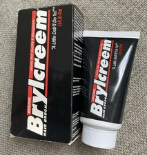 90s Vintage Brylcreem Hair Groom ORIGINAL FORMULA 2.5oz Styling Cream Pomade Gel