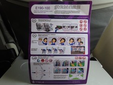 Hunnu Air E190-100 Safety Card -- EXTREMELY RARE Discounts!