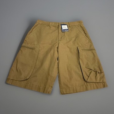 NEW Nike Cargo Shorts Mens Size 30 Olive Ripstop Pockets Embroidered Swoosh