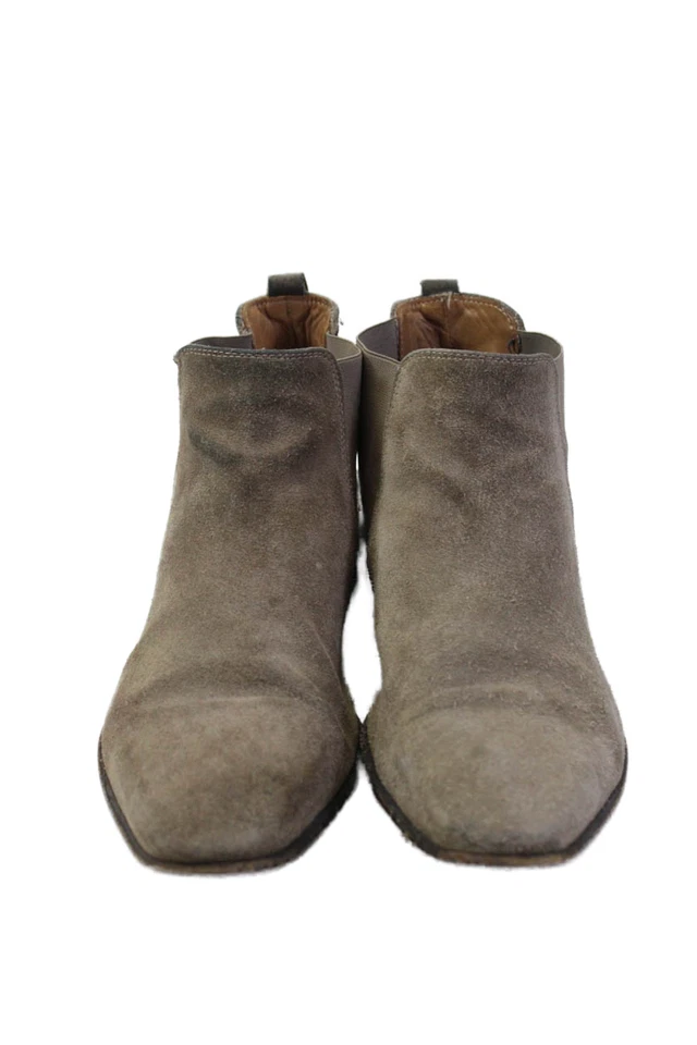 Paul Smith Hombres Gamuza Patchwork Elástico Sin Cordones Botines Beige Talla 7 Foto 2 de 4