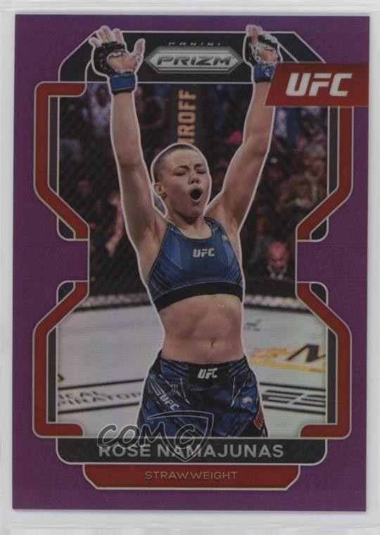 2022 Panini Prizm UFC Purple Prizm 148/149 Rose Namajunas #142 0r2s