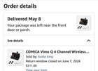 COMICA Vimo Q 4-Channel Wireless Lavalier Mic System Noise Reduction Black — photo 1