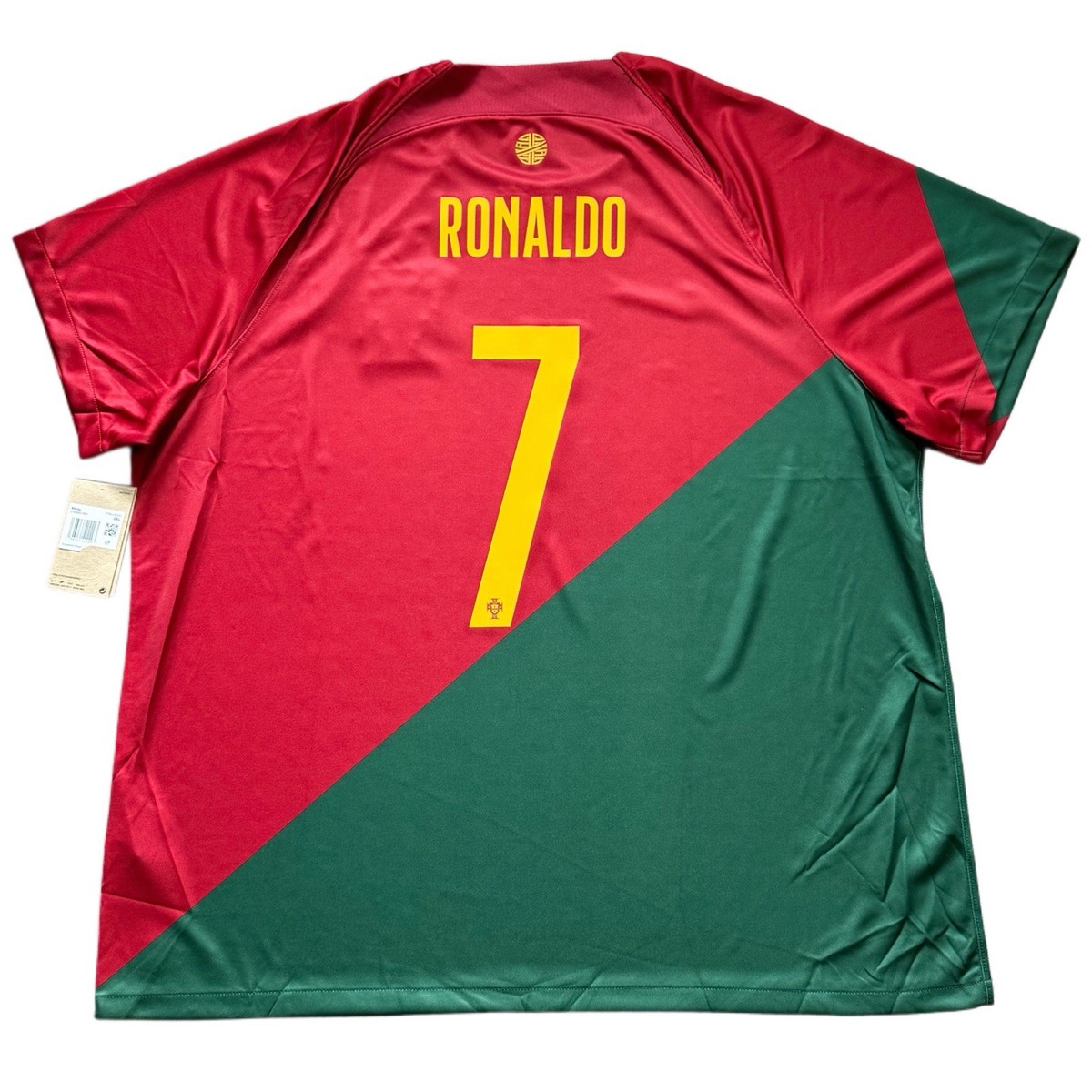 2022/23 Portugal Home Jersey #7 Ronaldo 3XL Nike World Cup Soccer