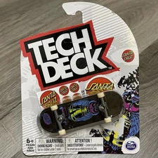 Tech Deck Santa Cruz Skateboards Tom Asta Old Skool Series Owl Fingerboard