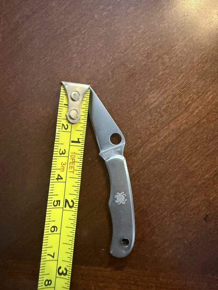 Cuchillo Plegable Spyderco Ladybug Acero Inoxidable Mini Micro Japón De Colección Foto 3 de 4