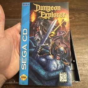 Dungeon Explorer (Sega CD) Disc & Manual W Reg - Tested - Authentic
