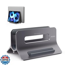SODI Vertical Laptop Stand for Desk, Gravity Auto Lock MacBook Stand, Aluminu