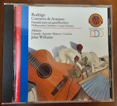 RODRIGO CONCIERTO DE ARANJUEZ JOHN WILLIAMS  CLASSICAL NEO-ROMANTIC CD VG+