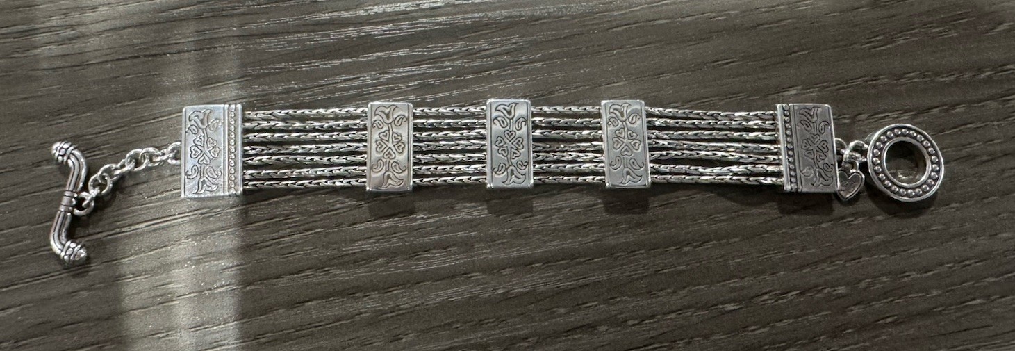 Brighton Multi Strand Toggle Closure Bracelet - image 2