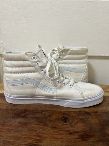 Vans SK8 HI Herren 8/Damen 9,5 Weiß Skateboarding Sneaker Schuhe 508731 - Bild 8 von 15