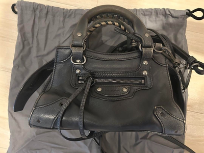 Balenciaga Neo Classic City Mini Handbag Shoulder Bag Leather USED