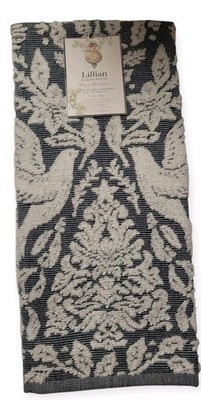 Lillian August Kitchen Towels Partridge Tree Christmas Farmhouse Cotton Set Of 2