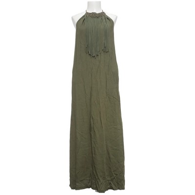 Zara Basic, Maxikleid, Größe: M, Grün, Viskose, Einfarbig, Damen #B9J