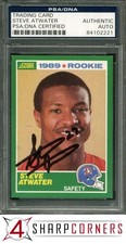 SIGNED STEVE ATWATER RC HOF TRADING CARD PSA AUTHENTIC DNA AUTO