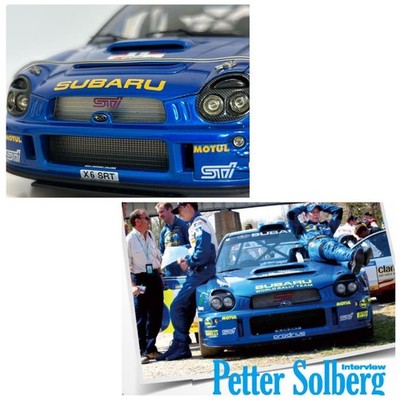 AUTOart 1/18 Subaru Impreza WRC Portugal Rally 2001 Petter Solberg