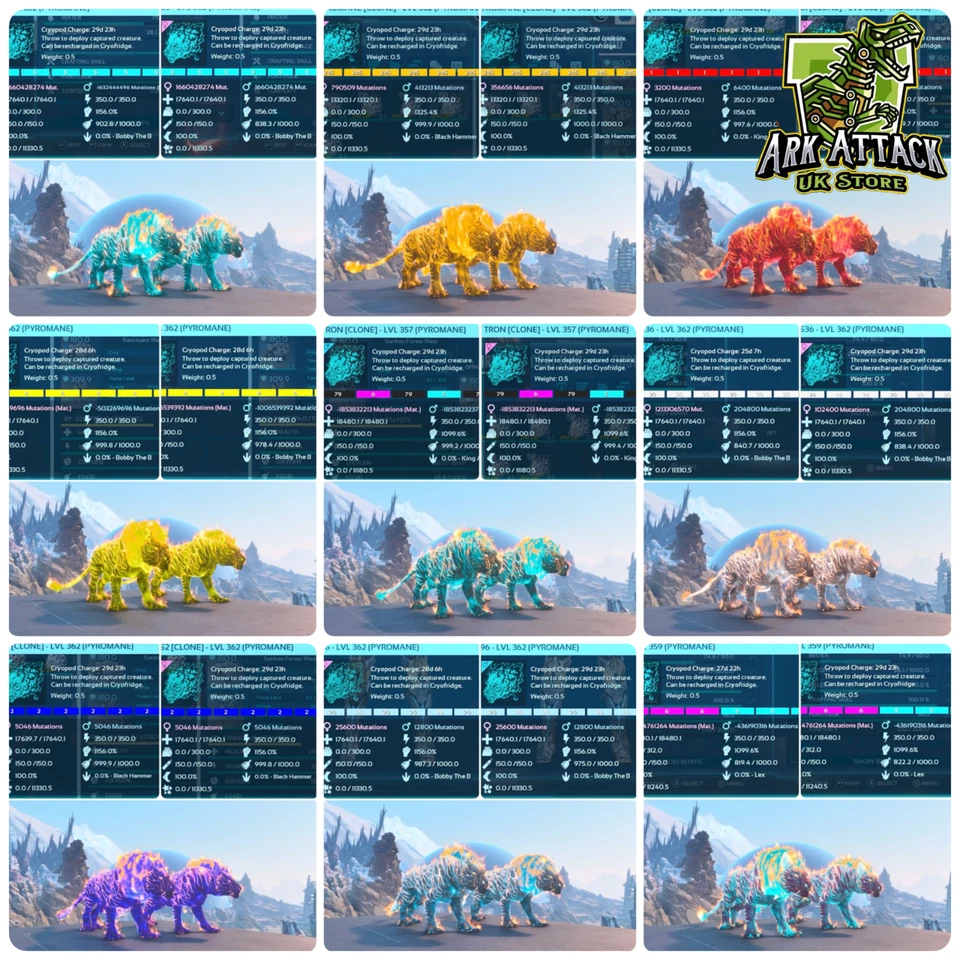 Ark Survival Ascended Pve Pyromanes coppie/singoli compralo 2 ottieni il terzo omaggio