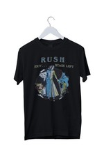 Rare!! Rush Exit Stage Left 1981 Graphic Print T-Shirt Mens S M L XL 2 3 4 XL