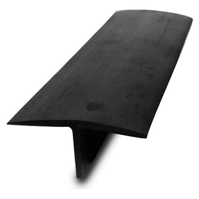 Heavy-Duty T-Strip-Molding 11ft-Rubber, Tear-Resistant Seal