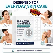 2026 NEW Curalona Microneedle Patches 144pcs, Skin Tag Wart Acne Remover Patches