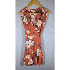 Yumi Kim Dress Womens Medium Boho Mini Wrap Feminine Romantic Casual Soho Mixer