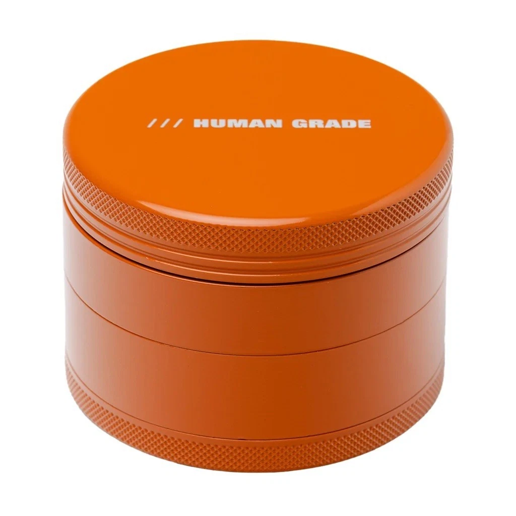 Human Grade 2.5" (63mm) Premium Aluminum Hand Grinder 4C Herb Spice Tobacco Or
