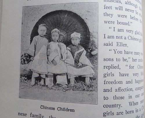 1903 Two Girls in China by Mary H. Krout. Illustrated 208 pages - Picture 23 of 24