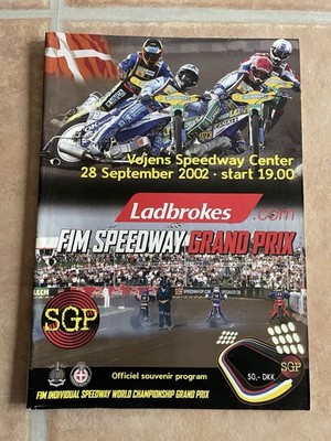 Programmheft Speedway Grand Prix Vojens 2002 Rennprogramm
