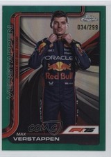 2025 Topps Chrome Formula 1 F1 Drivers Teal Refractor 34/299 Max Verstappen 1s5g