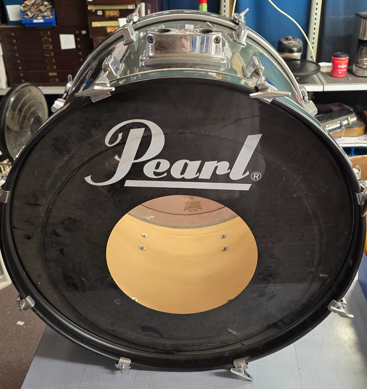 Pearl Export Series 22" x 16" Metallic Green Finish Kick Bass Drum