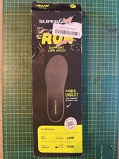 Superfeet EVOLyte Carbon Fiber Run Support Low Arch Thin Size 7.5-9