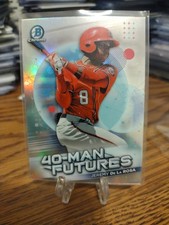 2021 Bowman Chrome - 40-Man Futures Jeremy De La Rosa #FMF-21 (RC)
