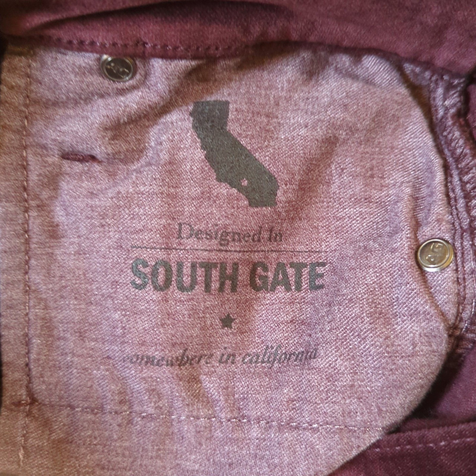 AG Adriano Goldschmied Farrah Skinny High Rise Velvet Pants Burgundy 26 NWT thumbnail 10