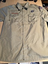 Boy Scout BSA Uniform Shirt Men's Medium Council Short Sleeve