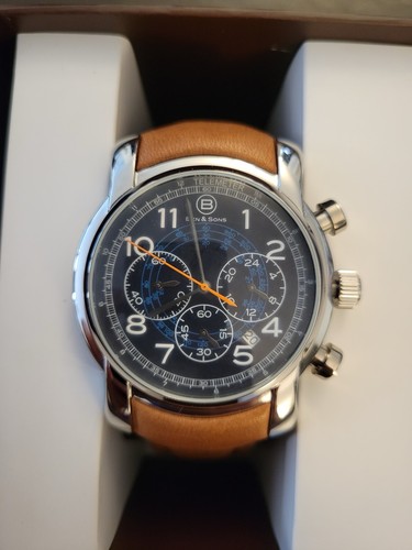 Ben and Sons Mercury GMT Chronograph Herrenuhr 10013-03-BLOA-CS