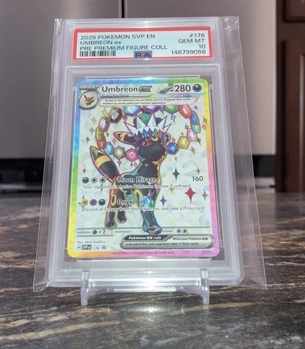 2025 POKEMON SVP PROMO PREMIUM FIGURE COLLECTION #176 UMBREON EX PSA 10