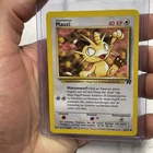 Pokémon Muazi Meowth 62/82 German Team Rocket LP+ Pokemon Vintage Common Card