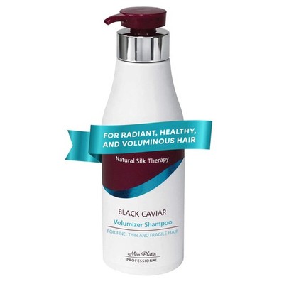 Mon Platin Black Caviar Volumizer Shampoo - Volume Boost for Fine Thin Fragile H