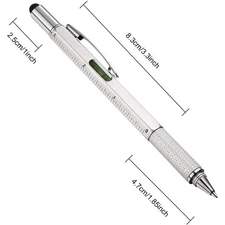 7 in 1 Multifunctional Pen Touch Screen Stylus Capacitive Pen with Screwdriver 
