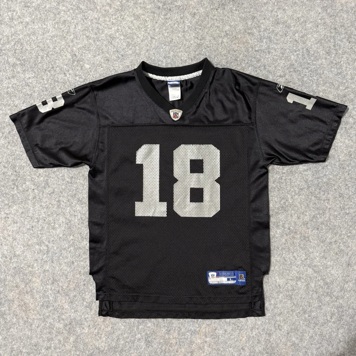 リーボック NFL レイダース RAIDERS MOSS ゲームシャツ 25+ Reebok Randy Moss Oakland Raiders NFL Fan Apparel & Souvenirs