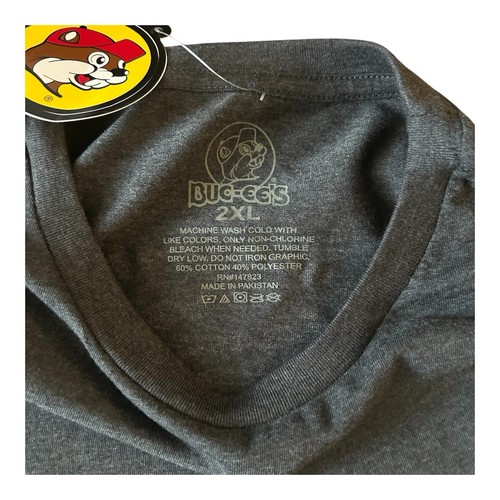 Camicia Buc-ees grande grigia manica corta Jeep Miami Beach grafica taglia 2XL nuova con etichette - Foto 4 di 4