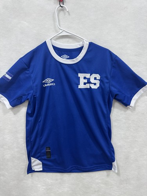 #ad El Salvador National Team Umbro Soccer Jersey Men#x27;s Medium Home Blue Kit ES $29.99