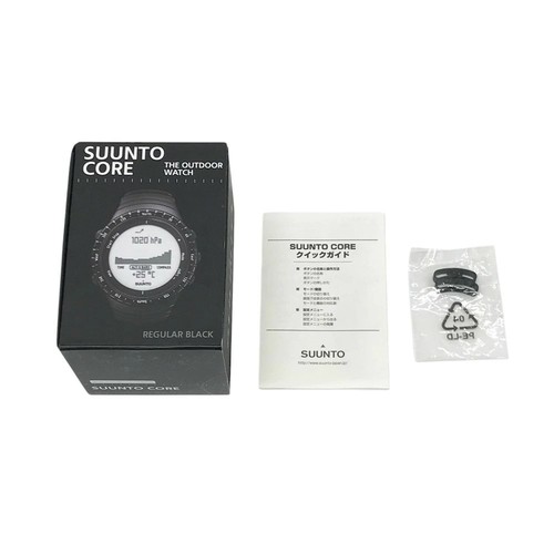 SUUNTO THE OUTDOOR Watch CORE Men's Wristwatch Watch Japan Black Used - Picture 6 of 6