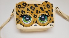 Girl's Purse Pets Leopard Interactive Pet Toy Bag Blinking Eyes  Sounds Working