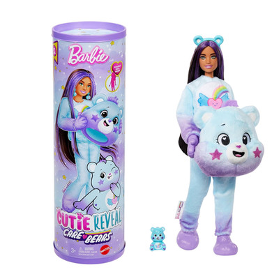 Barbie Cutie Reveal Puppe Glücksbärchis Serie 2 Dream-Bright-Bärchi 