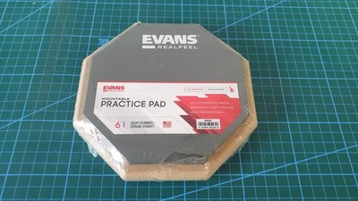 Evans RF6GM RealFeel 6'' Mountable Practice Pad Übungspad Schlagzeug Neu