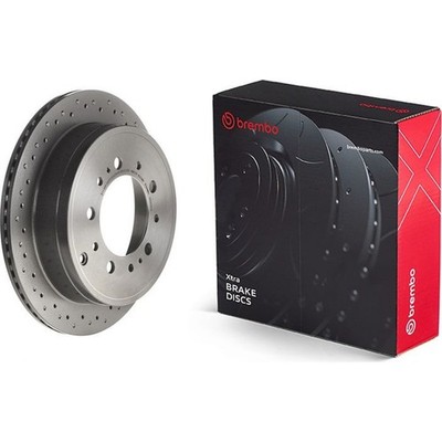 2x Brembo 09.D618.1X Bremsscheibe für TOYOTA LEXUS LAND CRUISER 200 TUNDRA LX