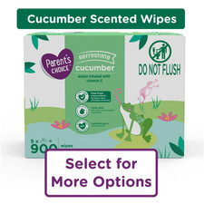 Parent's Choice Cucumber Scent Baby Wipes, 900 Count Select for More Options 